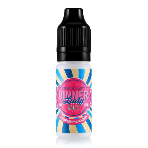 Strawberry Macaroon 10ml Nic Salt By Dinner Lady Dinner Lady