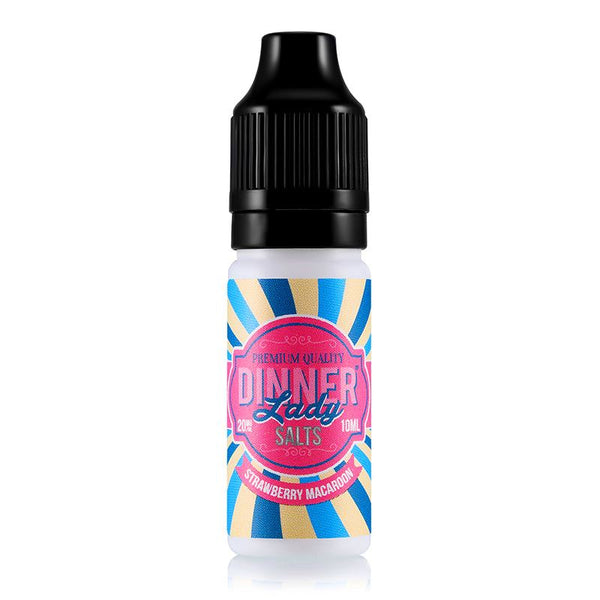 Strawberry Macaroon 10ml Nic Salt By Dinner Lady