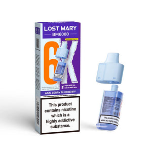 BM6000 Prefilled Replacement Pod By Lost Mary