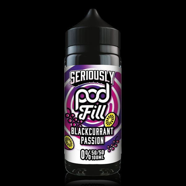 Blackcurrant Passion By Seriously Pod Fill 100ml Shortfill