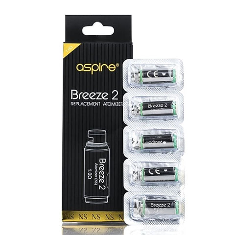 Aspire Breeze 2 1.0ohm UTech Coil 5pack Aspire