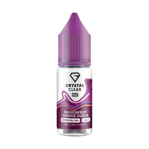 Passionfruit Orange Guava By Crystal Clear Salt 10ml 20mg (out of date) - Evolution Vaping
