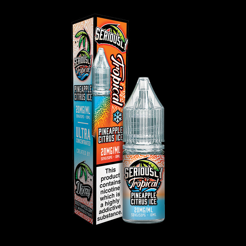 Pineapple citrus Ice By Seriously Tropical 10ml Nic Salt