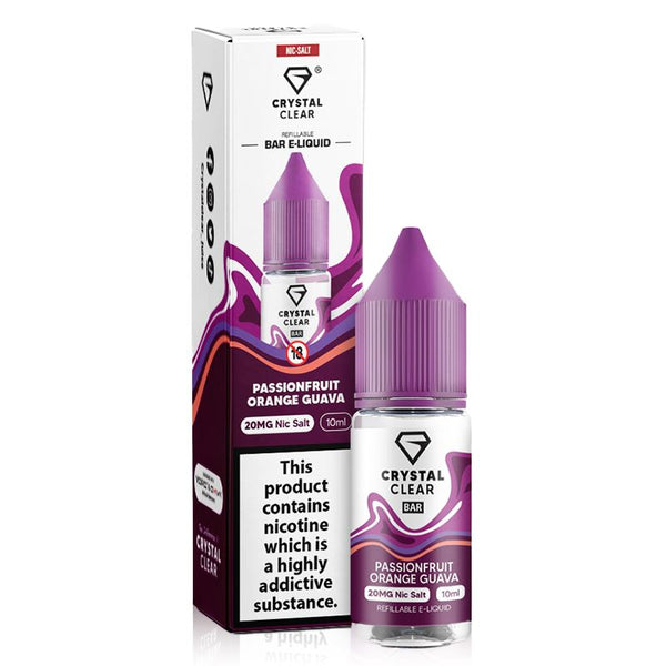 Passionfruit Orange Guava By Crystal Clear Salt 10ml