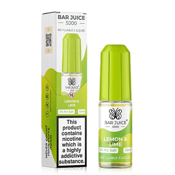 Lemon And Lime By Bar Juice 5000 Salt 10ml