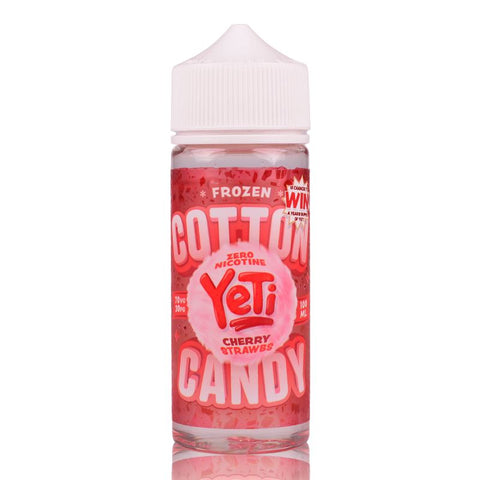 Frozen Cherry Strawbs By Yeti Cotton Candy 100ml Shortfill Yeti