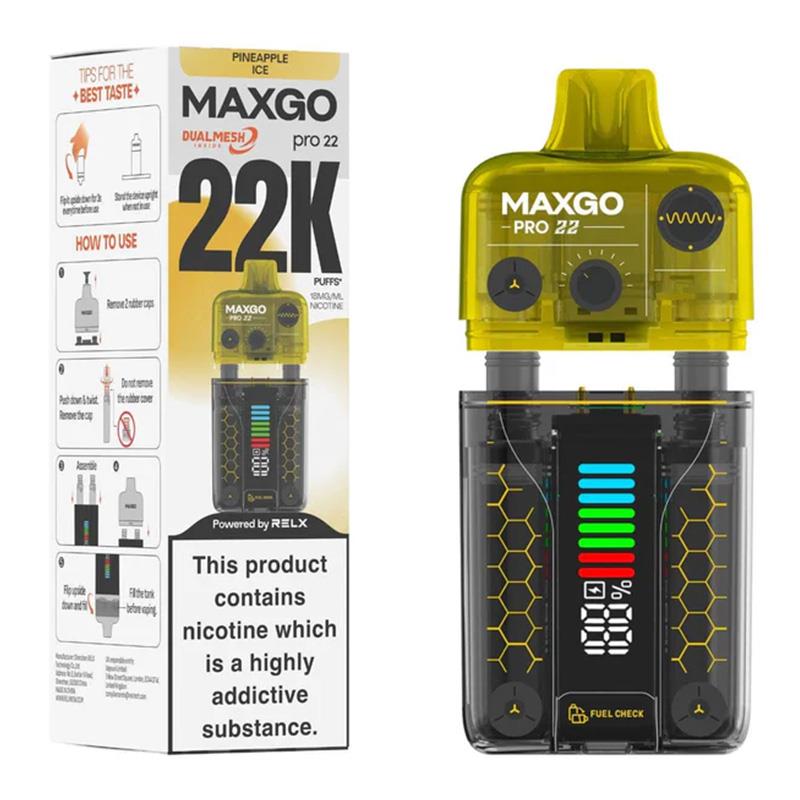 MAXGO Pro 22 Disposable Pod Kit By Relx