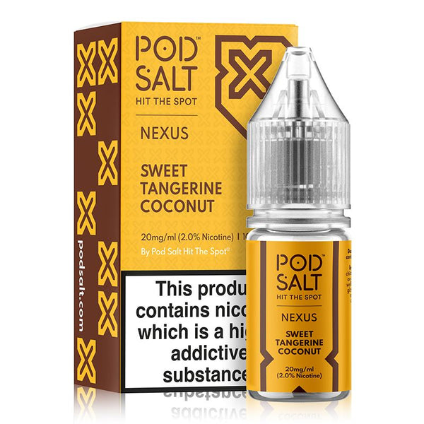 Sweet Tangerine Coconut By Nexus Pod Salt 10ml