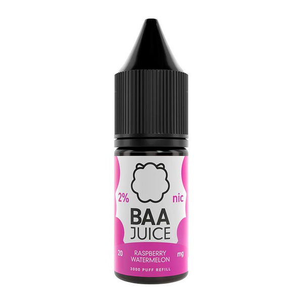 Raspberry Watermelon By Baa Juice 10ml Nic Salt Baa Salts