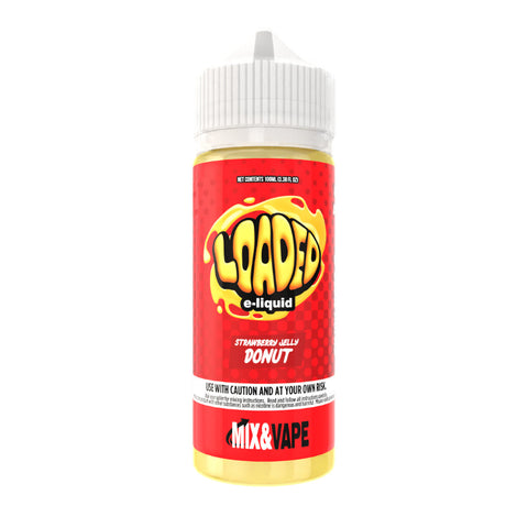 Strawberry Jelly Donut By Loaded 100ml Shortfill Ruthless
