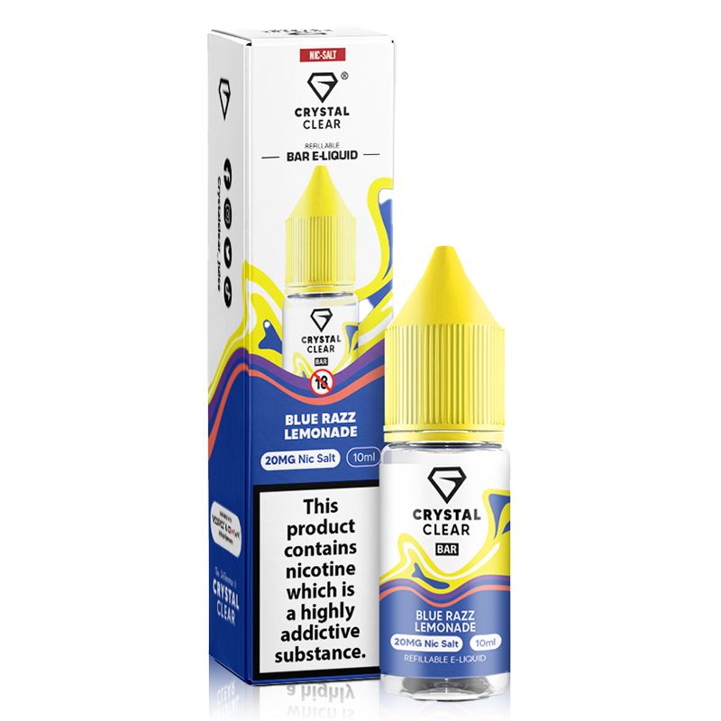 Blue Razz Lemonade By Crystal Clear Salt 10ml - Evolution Vaping