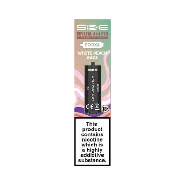 SKE Crystal 4 in 1 Replacement Pods 4 Pack