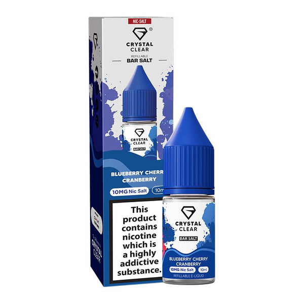 Blueberry Cherry Cranberry By Crystal Clear Salt 10ml