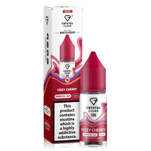 Fizzy Cherry By Crystal Clear Salt 10ml Crystal Clear