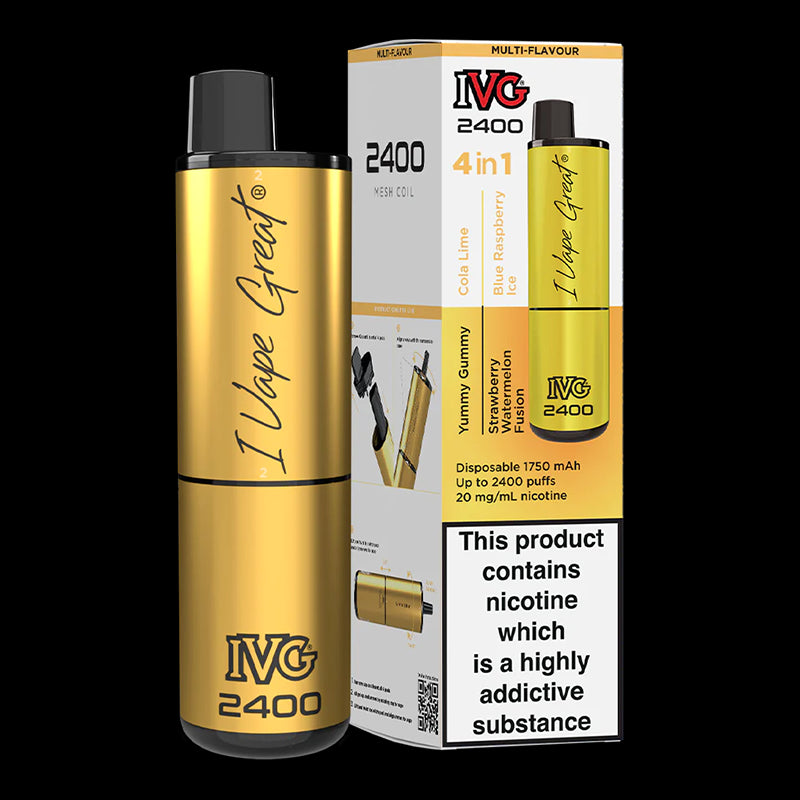 I VG 2400 Puff Multi Flavour Disposable Vape 20mg
