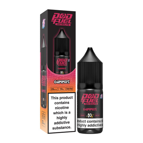 Gummies 10ml Nic Salts By Pod Fuel (Out Of Date) Pod Fuel