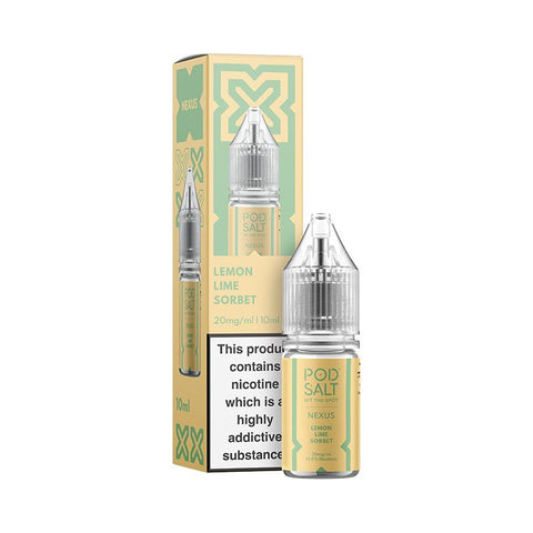 Lemon Lime Sorbet By Nexus Pod Salt 10ml Nexus Pod Salt