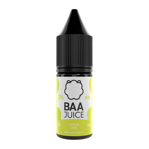 Lemon Lime By Baa Juice 10ml Nic Salt Baa Salts
