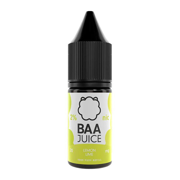 Lemon Lime By Baa Juice 10ml Nic Salt Baa Salts