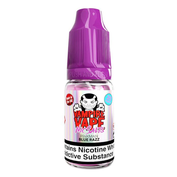 Pinkman Blue Razz By Vampire Vape Nic Salt 10ml Vampire Vape