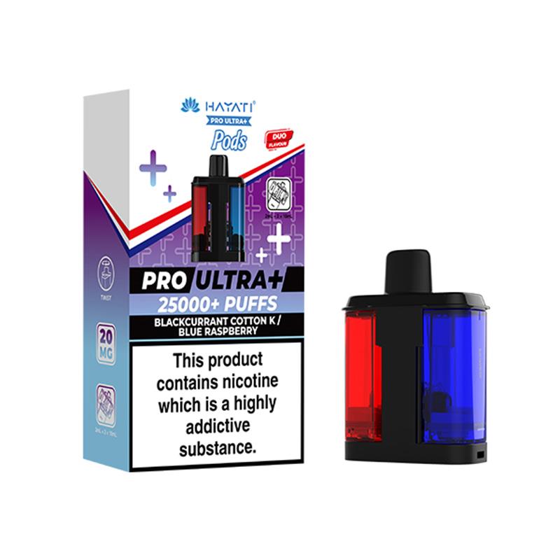 Hayati Pro Ultra Plus 25000 Prefilled Replacement Pods Hayati