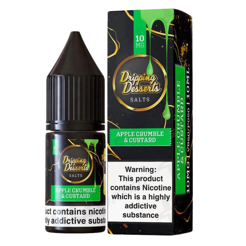 Apple Crumble and Custard By Dripping Desserts Salt 10ml