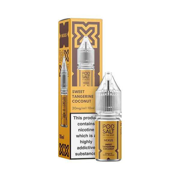 Sweet Tangerine Coconut By Nexus Pod Salt 10ml