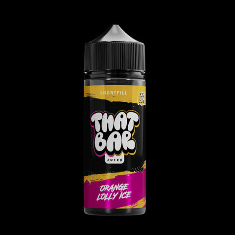 Orange Lolly Ice By That Bar Juice 100ml Shortfill That Bar Juice