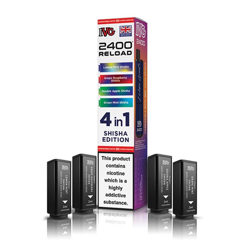 I VG 2400 Reload 4 in 1 Prefilled Replacement Pods