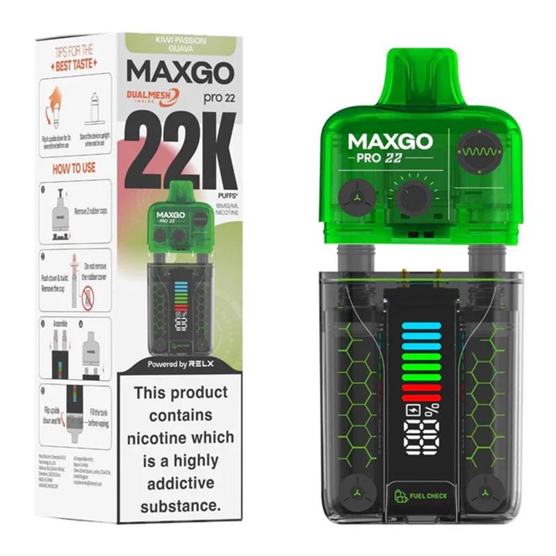 MAXGO Pro 22 Disposable Pod Kit By Relx
