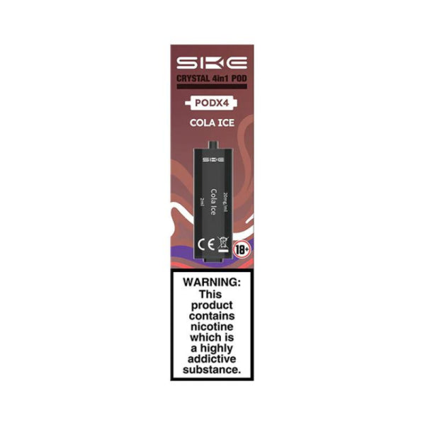 SKE Crystal 4 in 1 Replacement Pods 4 Pack