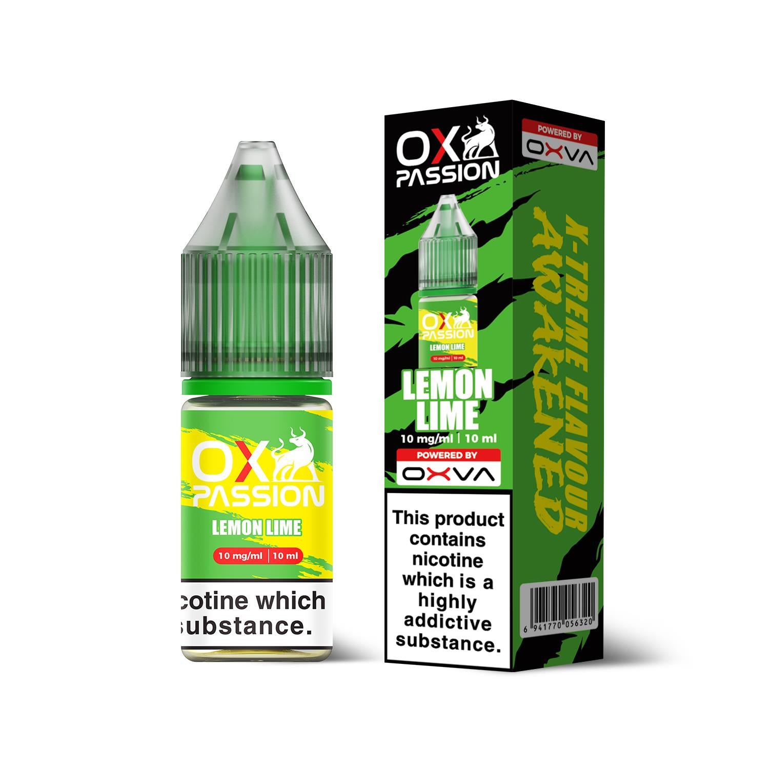 Lemon Lime 10ml Nic Salt By Ox Passion