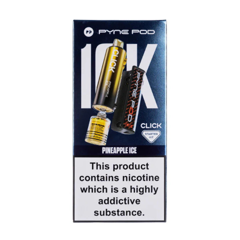 Click 10000 Puff Prefilled Pod Kit By Pyne