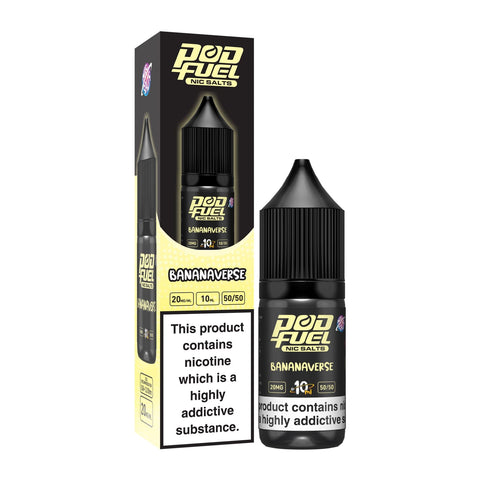 Bananaverse 10ml Nic Salts By Pod Fuel (Out Of Date) Pod Fuel
