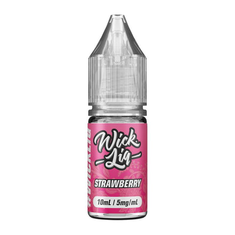 Strawberry By Wick Liq 10ml Nic Salt Wick Liquor