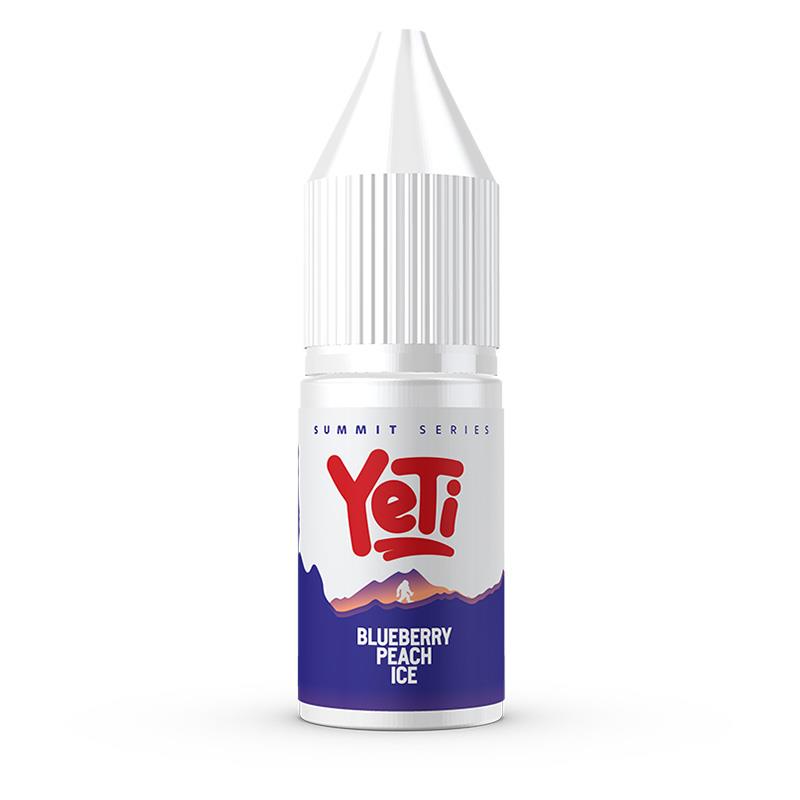 Blueberry Peach Ice by Yeti Summit 10ml Nic Salt Evolution Vaping Retail