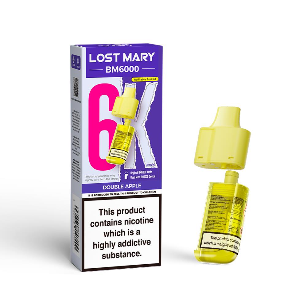 BM6000 Prefilled Replacement Pod By Lost Mary