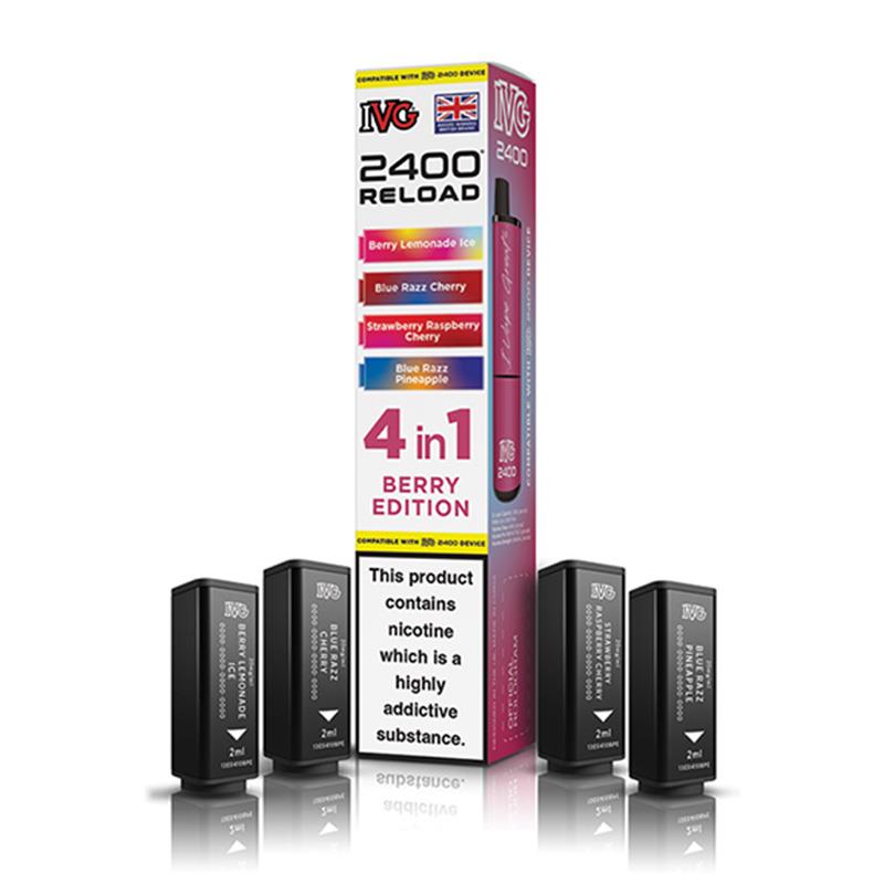 I VG 2400 Reload 4 in 1 Prefilled Replacement Pods