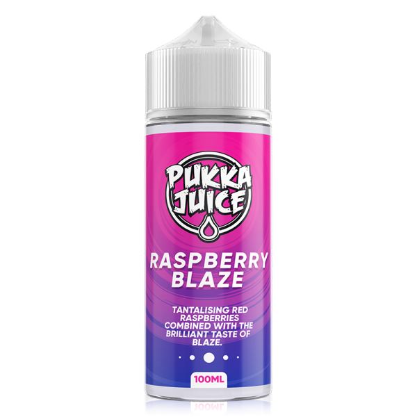 Raspberry Blaze Shortfill By Pukka Juice 100ml