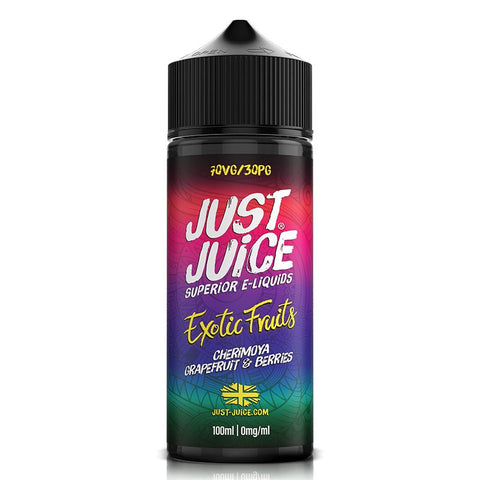 Cherimoya Grapefruit Berries By Just Juice Exotic 100ml Shortfill Just Juice
