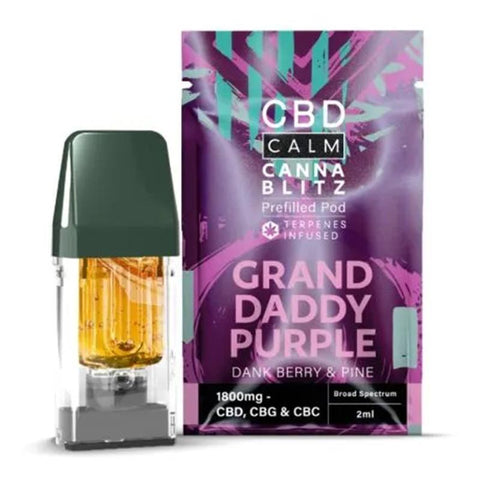 Cannablitz Prefilled CBD Replacement Pod By CBD Calm CBD Calm