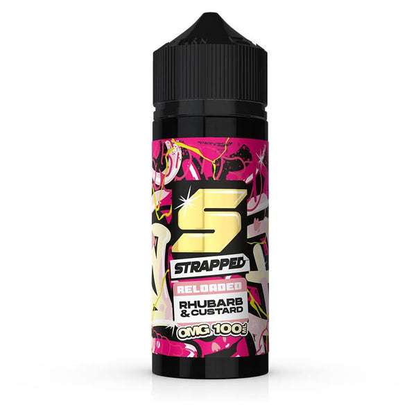 Rhubarb & Custard By Strapped Reloaded 100ml Shortfill