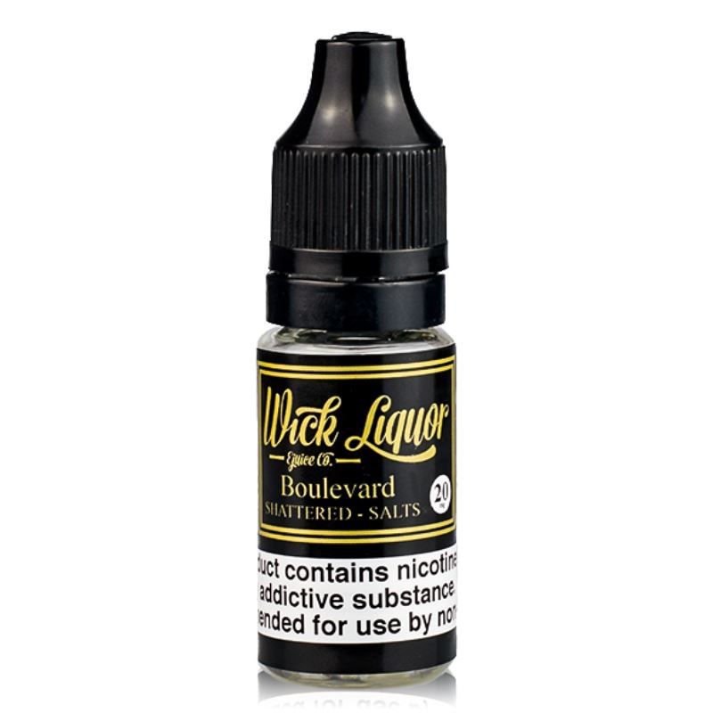 Boulevard Shattered By Wick Liquor 10ml Nic Salt