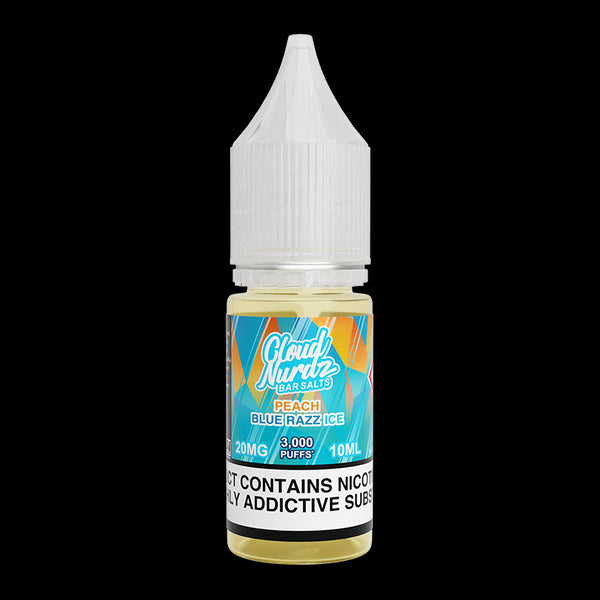 Iced Peach Blue Razz By Cloud Nurdz Bar Salts 10ml