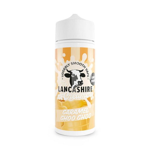 Caramel Choo Choo By The Lancashire Ice Creamery 100ml Shortfill Lancashire Creamery