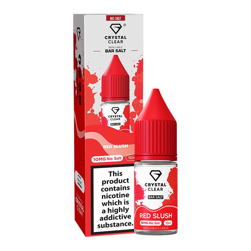 Red Slush By Crystal Clear Salt 10ml Crystal Clear