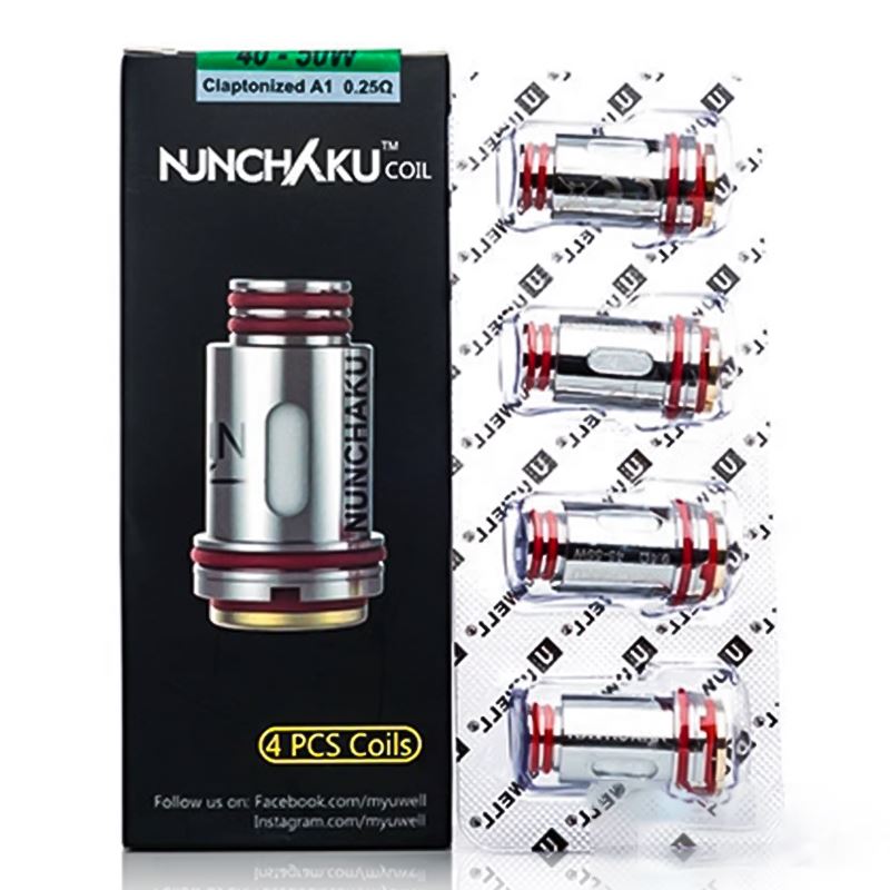 Nunchaku Replacement Coils 4 Pack By Uwell