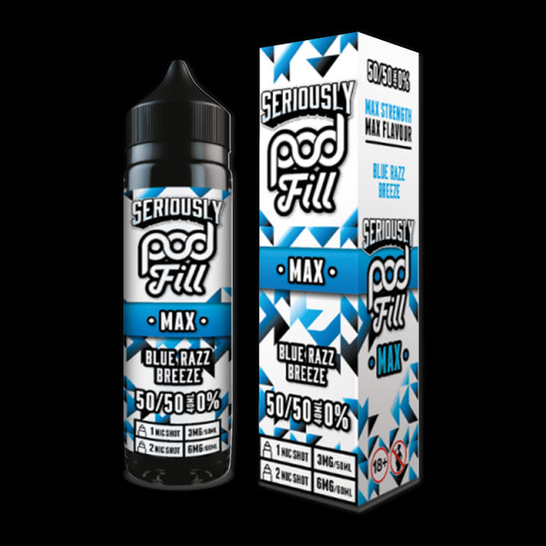 Blue Razz Breeze By Seriously Podfill Max 40ml Shortfill