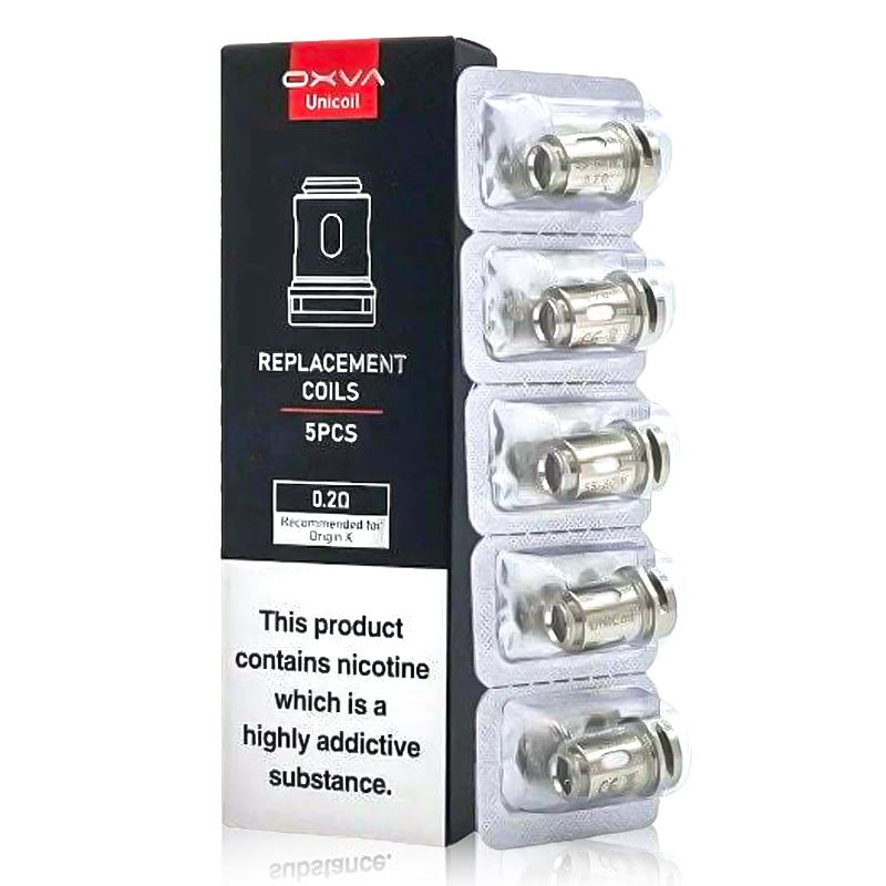 Origin Uni Replacement Coils 5 Pack By Oxva