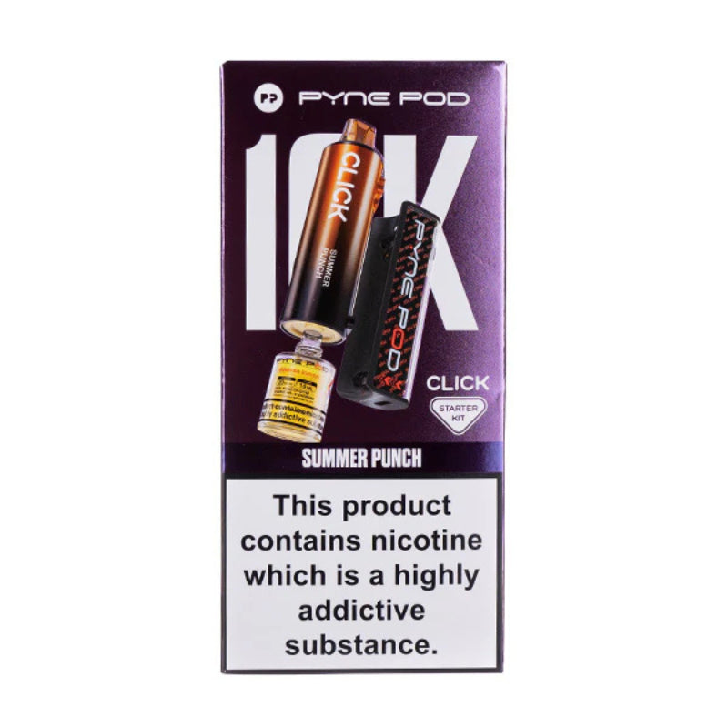 Click 10000 Puff Prefilled Pod Kit By Pyne